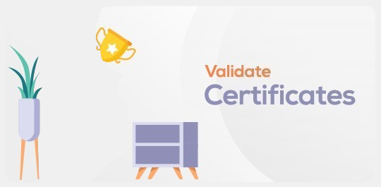Certificate validation - Home